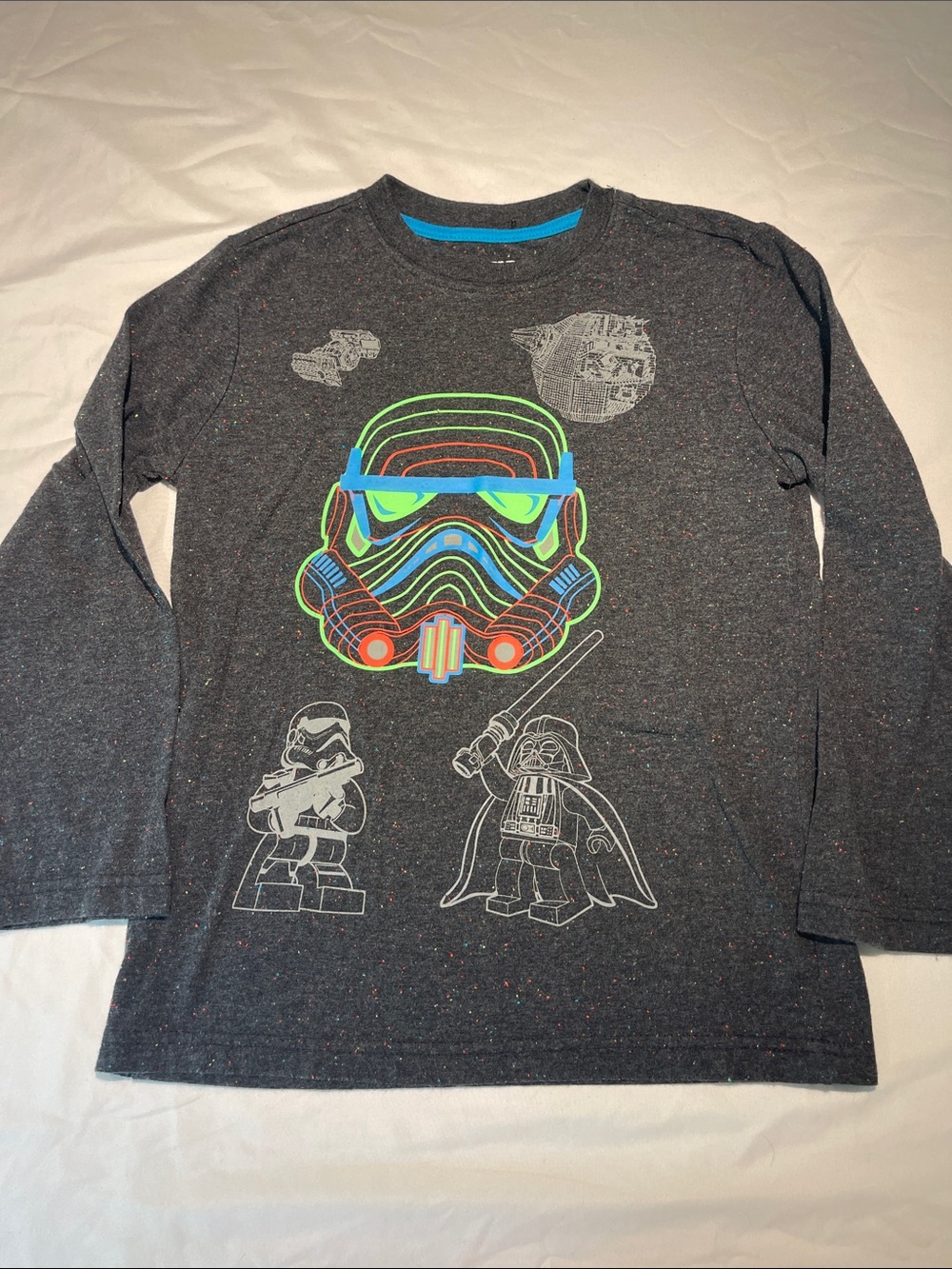 Boys' Long-Sleeve Star Wars Graphic Tee - Charcoal Heather